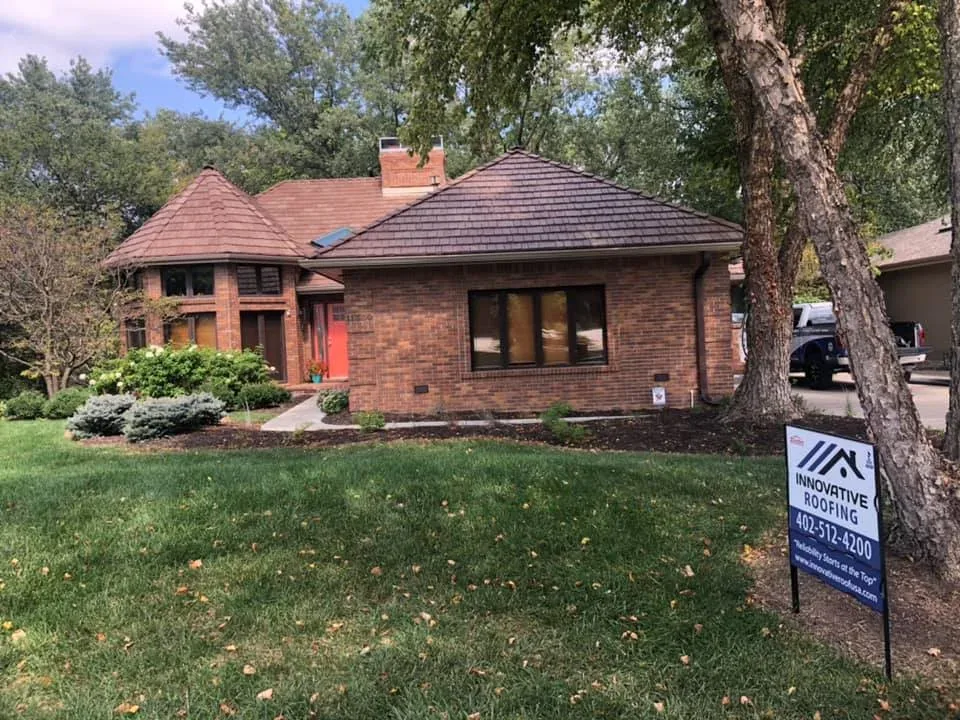 Full exterior home restoration project by Innovative Roofing